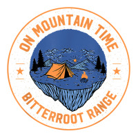 On Mountain Time Bitterroot Range Hiking Idaho Hiker Outdoor T Shirt V-neck Tee | Artistshot