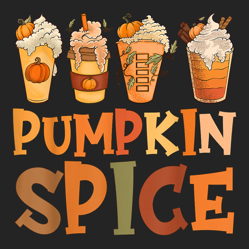 Fall Coffee Pumpkin Spice Latte Design Autumn Season Costume T Shirt 3/4 Sleeve Shirt | Artistshot