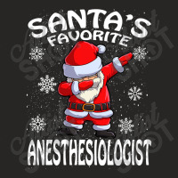 Santa's Favorite Anesthesiologist Christmas T Shirt Ladies Fitted T-shirt | Artistshot