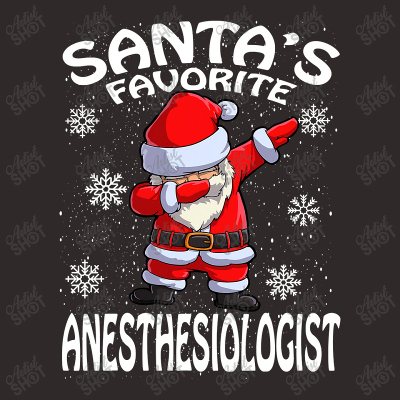 Santa's Favorite Anesthesiologist Christmas T Shirt Racerback Tank | Artistshot