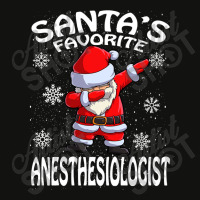 Santa's Favorite Anesthesiologist Christmas T Shirt Scorecard Crop Tee | Artistshot