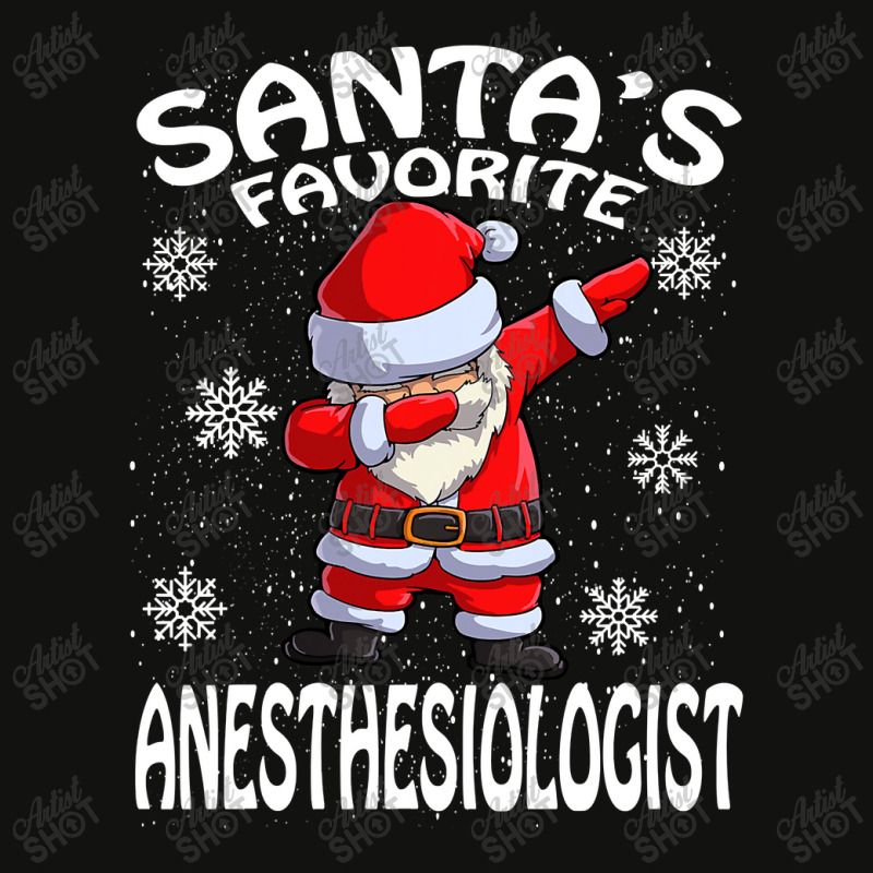 Santa's Favorite Anesthesiologist Christmas T Shirt Scorecard Crop Tee | Artistshot