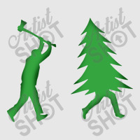 Funny Christmas Tree Is Chased Hoodie & Jogger Set | Artistshot