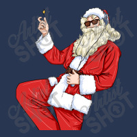 Funny Christmas Santa Claus Rock Punk Men Denim Jacket | Artistshot