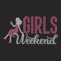 Girls Weekend Rhinestone Design Graphic For Woman Tee T Shirt Ladies Fitted T-shirt | Artistshot