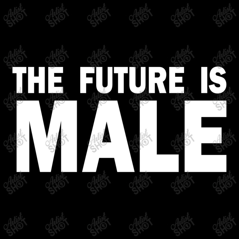 The Future Is Male V-neck Tee | Artistshot