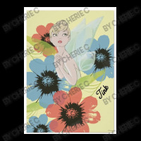 Flower Market Tinker Bell Sketch With Cosmos Cropped Hoodie | Artistshot