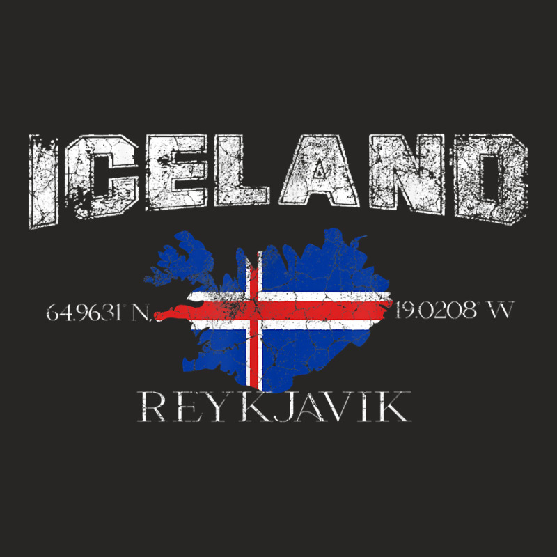 Iceland Flag Map, Localization Of Iceland, Reykjavik Tours T Shirt Ladies Fitted T-Shirt by peersodshamiw8 | Artistshot