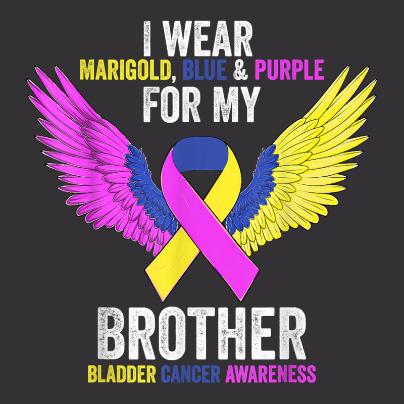 I Wear For My Brother Bladder Cancer Awareness Month T Shirt Vintage Short by rostinoko | Artistshot