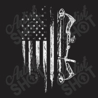 American Flag Bowhunting Bow Archery Gift For Deer Hunter T Shirt T-shirt | Artistshot