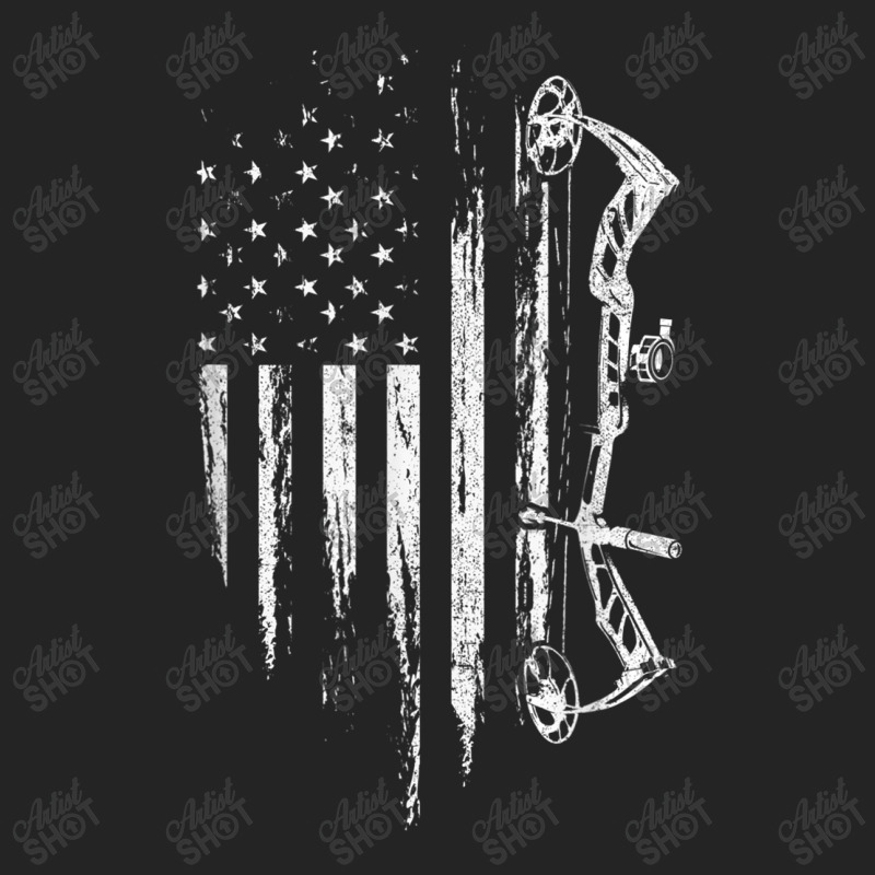 American Flag Bowhunting Bow Archery Gift For Deer Hunter T Shirt 3/4 Sleeve Shirt | Artistshot