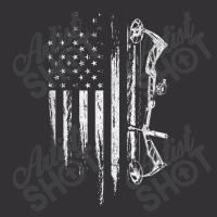 American Flag Bowhunting Bow Archery Gift For Deer Hunter T Shirt Vintage Hoodie And Short Set | Artistshot