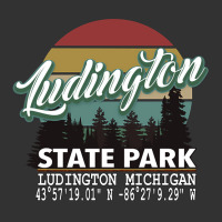 Ludington State Park With Gps Location Pullover Hoodie Baby Bodysuit | Artistshot