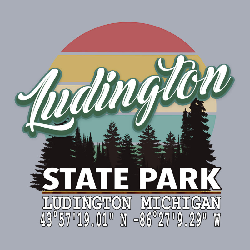 Ludington State Park With Gps Location Pullover Hoodie Tank Dress by jaiahlowes | Artistshot