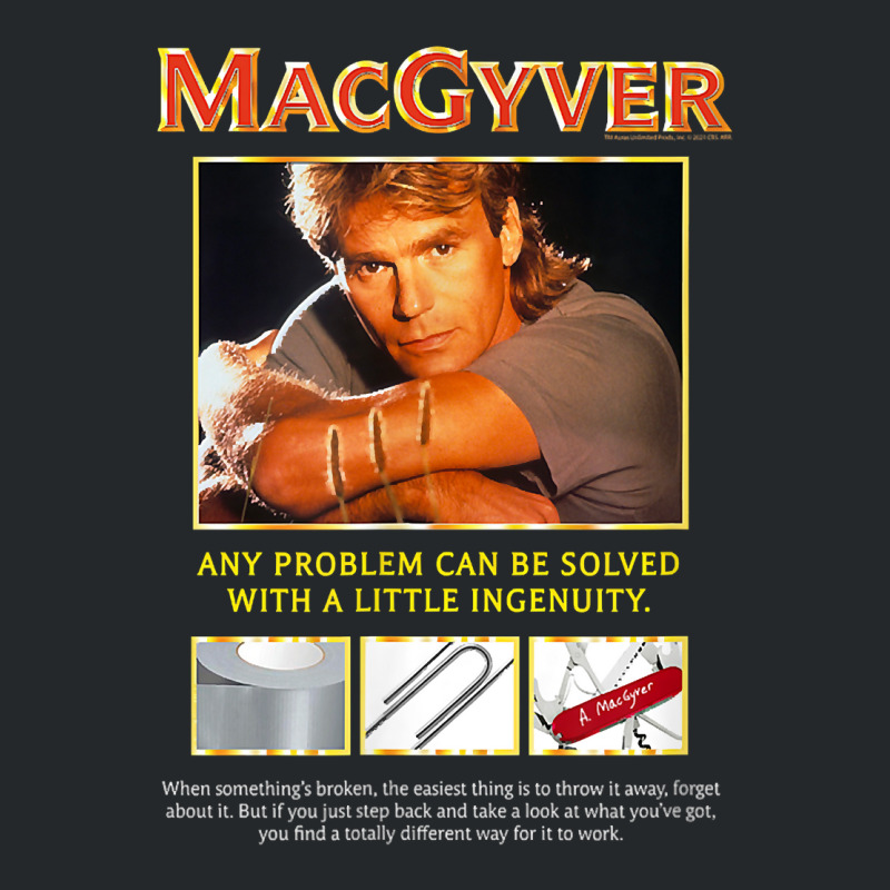 Macgyver Original Series Ingenuity T Shirt Crewneck Sweatshirt | Artistshot