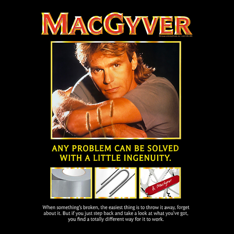 Macgyver Original Series Ingenuity T Shirt Long Sleeve Shirts | Artistshot