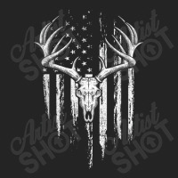 Deer Hunting American Flag Bowhunting Whitetail Bow Hunter T Shirt 3/4 Sleeve Shirt | Artistshot