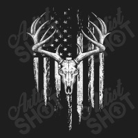 Deer Hunting American Flag Bowhunting Whitetail Bow Hunter T Shirt Classic T-shirt | Artistshot