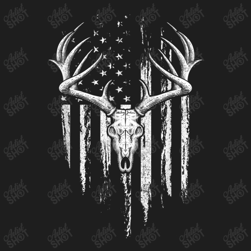 Deer Hunting American Flag Bowhunting Whitetail Bow Hunter T Shirt Classic T-shirt | Artistshot