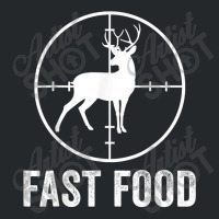 Deer Hunting Funny Hunter Gun Deer Fast Food T Shirt Crewneck Sweatshirt | Artistshot