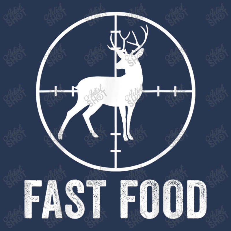 Deer Hunting Funny Hunter Gun Deer Fast Food T Shirt Men Denim Jacket | Artistshot