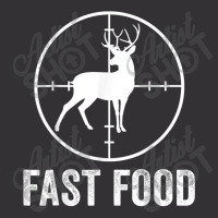 Deer Hunting Funny Hunter Gun Deer Fast Food T Shirt Vintage Short | Artistshot