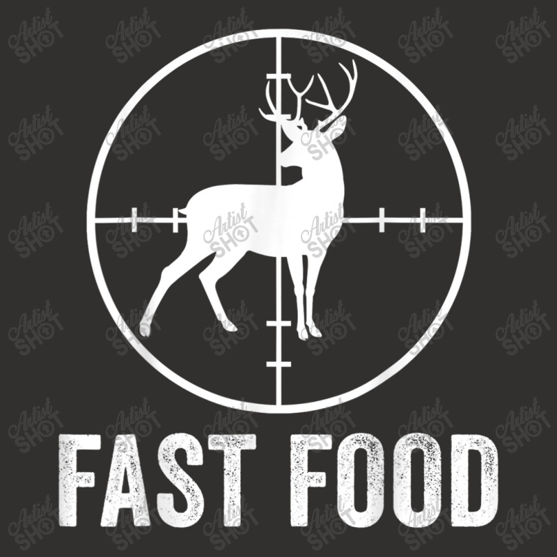 Deer Hunting Funny Hunter Gun Deer Fast Food T Shirt Champion Hoodie | Artistshot