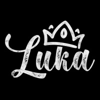 Luka First Name Crown Nickname Alias Distressed T Shirt Baby Tee | Artistshot