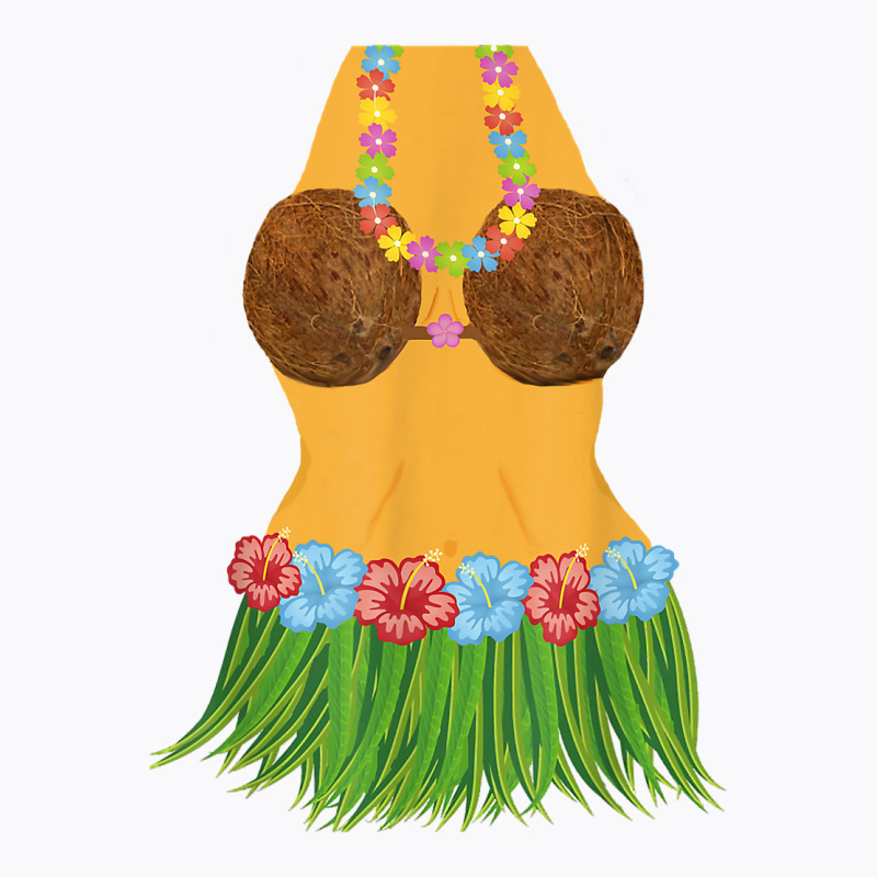 Hula Dancer Shirt Lei Flowers Coconut Bra Grass Skirt T-shirt | Artistshot