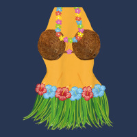 Hula Dancer Shirt Lei Flowers Coconut Bra Grass Skirt Men Denim Jacket | Artistshot