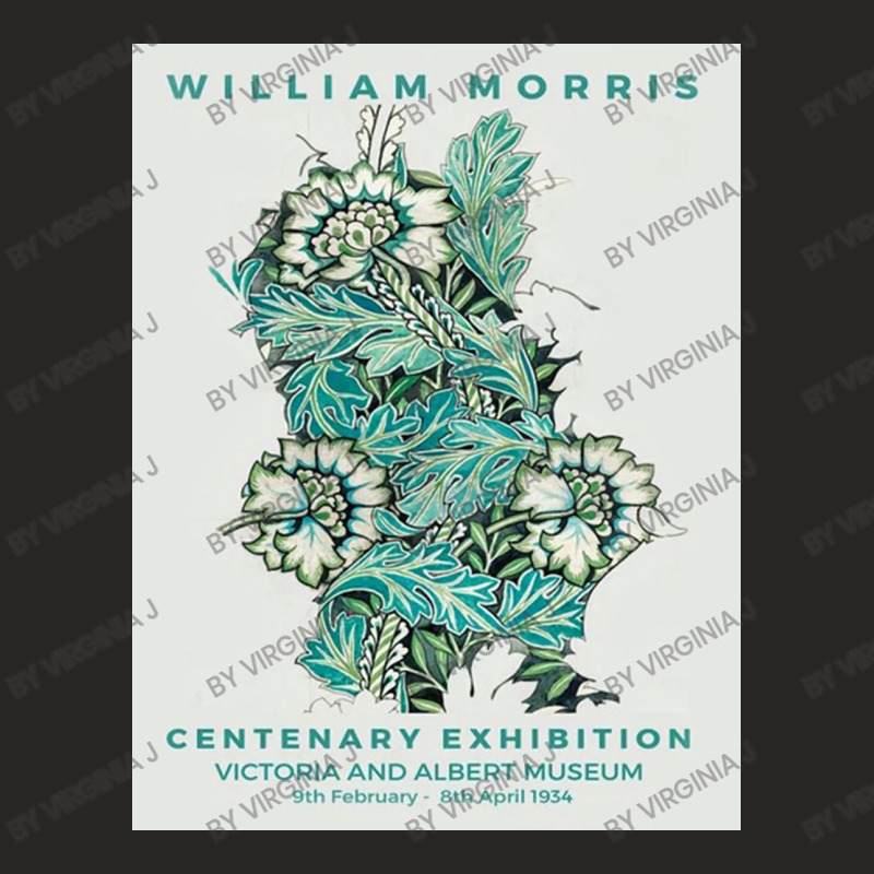 William Morris   Anemone Ladies Fitted T-Shirt by Virginia J | Artistshot