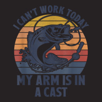 Vintage My Arm Is In A Cast Funny Bass Fishing Rod T Shirt Vintage Cap | Artistshot