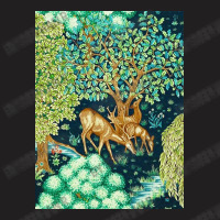 William Morris Deer T-shirt | Artistshot