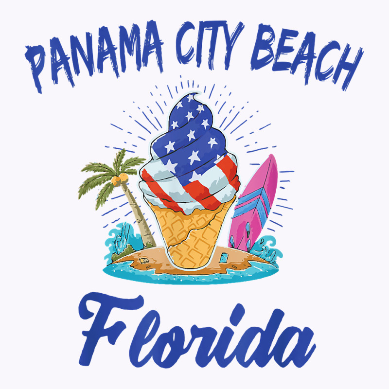 Mens Family Vacation Retro Ice Cream Florida Panama City Beach Tank Top by WillyChamp | Artistshot