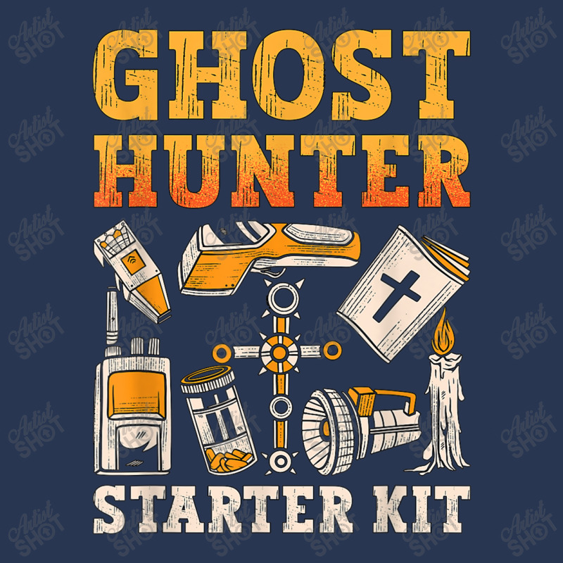 Ghost Hunter Starter Kit Paranormal Hunting Ghost Hunter T Shirt Men Denim Jacket | Artistshot