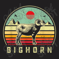 Hunting Bighorn Sheep  Dad Retro Sunset Aesthtic Hunter T Shirt T-shirt | Artistshot