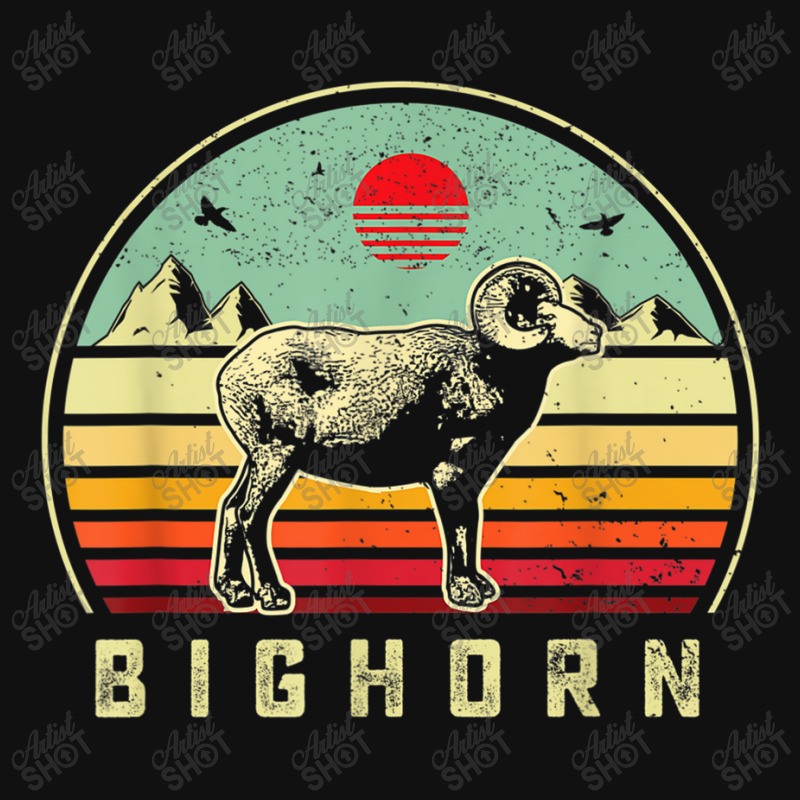 Hunting Bighorn Sheep  Dad Retro Sunset Aesthtic Hunter T Shirt Baby Bibs | Artistshot