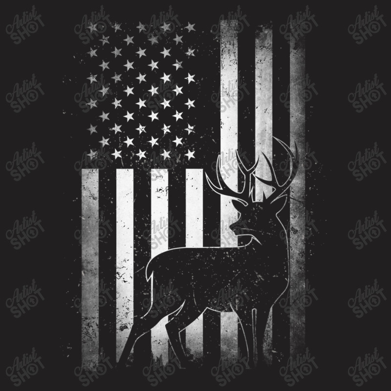 Hunting Hunters Deer Usa Us American Flag Camo Camoflage T Shirt Copy T-shirt | Artistshot