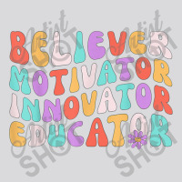 Believer Motivator Innovator Educator Retro Teacher Gifts T Shirt Women's Triblend Scoop T-shirt | Artistshot