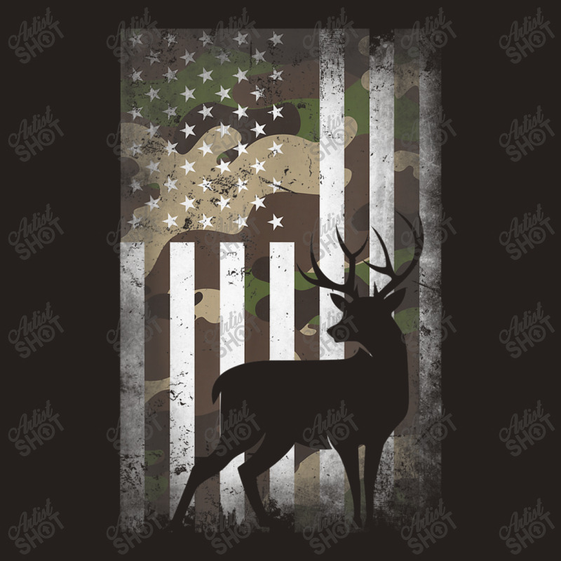 Hunting Hunters Deer Usa Us American Flag Camo Camoflage T Shirt Tank Top | Artistshot