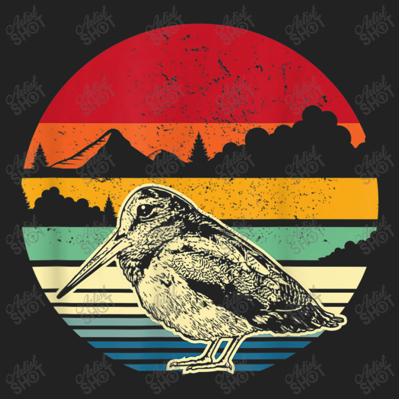 Hunting Woodcock Bird  Retro Cloudly Nature Art Hunter T Shirt Backpack | Artistshot