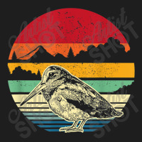 Hunting Woodcock Bird  Retro Cloudly Nature Art Hunter T Shirt Classic T-shirt | Artistshot