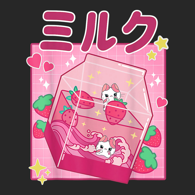 Funny Retro 90s Strawberry Milkshake Carton Kawaii Anime Cat T Shirt Women's Pajamas Set by kalerttjay | Artistshot