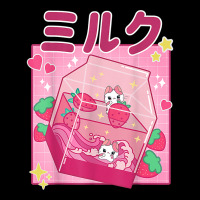 Funny Retro 90s Strawberry Milkshake Carton Kawaii Anime Cat T Shirt Maternity Scoop Neck T-shirt | Artistshot