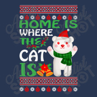 Home Is Where The Cat Christmas Party Men Denim Jacket | Artistshot