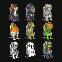 Gamer Halloween Skeleton Vampire Gaming Mummy Boys Kids Teen T Shirt Scorecard Crop Tee | Artistshot