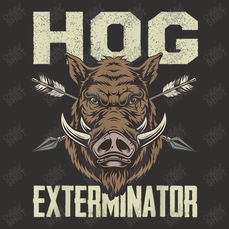 Mens Vintage Wild Pig Hunt Hunting Hog Exterminator Boar Hunter T Shir Champion Hoodie | Artistshot