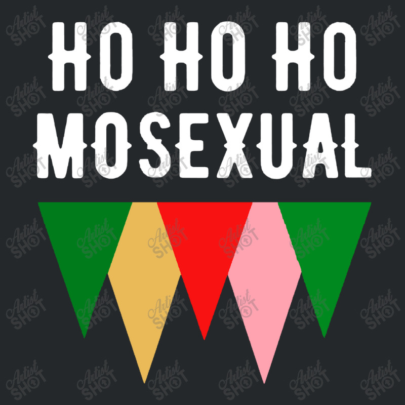 Ho Ho Christmas Holiday Gay Design Crewneck Sweatshirt | Artistshot