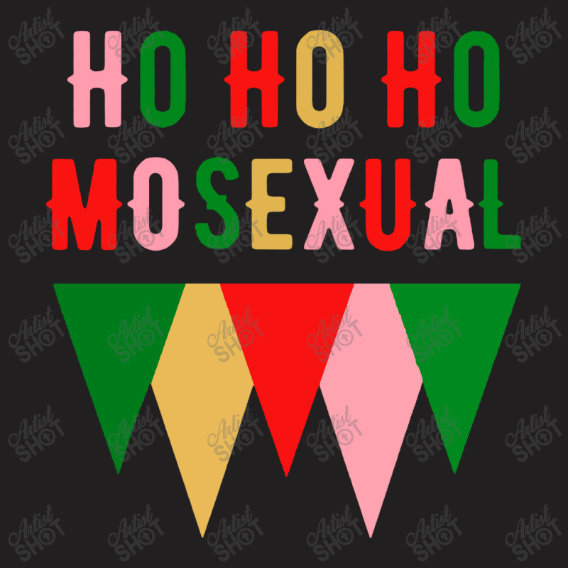 Ho Ho  Christmas Holiday Gay Design T-shirt | Artistshot