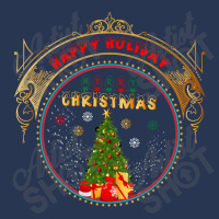 Happy Holiday Merry Christmas Men Denim Jacket | Artistshot